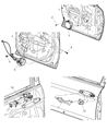 Chrysler Door Latch Assembly Diagram - 4894266AF