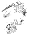 Dodge Durango Windshield Washer Nozzle Diagram - 55076656