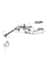 Dodge Avenger Steering Column Diagram - 5057241AI