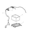 2002 Dodge Neon Battery Tray Diagram - 5293217AF