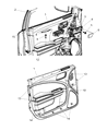 Dodge Journey Door Lock Switch Diagram - 56046822AD