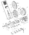 Jeep Commander Piston Ring Set Diagram - 5086002AC