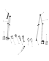 2010 Dodge Journey Seat Belt Diagram - 1AN08DK7AE
