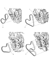 Chrysler PT Cruiser Drive Belt Diagram - 4668247AE