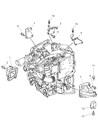 Dodge Sprinter 2500 Engine Mount Diagram - 68005193AA