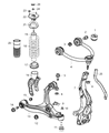 2011 Dodge Durango Shock Absorber Diagram - 68069851AC