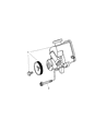 2007 Dodge Sprinter 2500 Power Steering Pump Diagram - 68012236AA