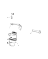 Dodge Viper Power Steering Reservoir Diagram - 5030970AA