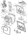Jeep Commander Trunk Lid Latch Diagram - 55396445AA
