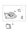 Ram Fog Light Bulb Diagram - L003757KAX