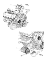 Jeep A/C Compressor Diagram - 2AMA1406AA