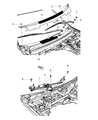 Dodge Journey Windshield Wiper Diagram - 68235446AA