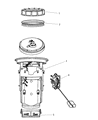 Dodge Viper Fuel Sending Unit Diagram - 5017074AA