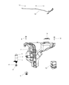 Dodge Magnum Washer Pump Diagram - 5140446AA