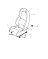 2004 Dodge Viper Seat Cover Diagram - XD031X9AA