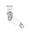 Chrysler Voyager Fuel Level Sensor Diagram - 5018873AB