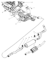 Dodge Catalytic Converter Diagram - 52855725AB