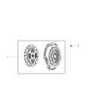 2022 Jeep Gladiator Pressure Plate Diagram - 68273845AD