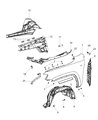 Jeep Fender Diagram - 55369596AE