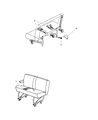 1999 Chrysler Town & Country Seat Belt Diagram - GP241L5