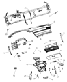 2007 Chrysler Pacifica Glove Box Diagram - YV171DAAA