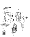 Ram Radiator Diagram - 55057090AB
