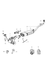 2010 Jeep Grand Cherokee Catalytic Converter Diagram - 68052301AA