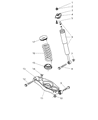 Dodge Magnum Coil Spring Insulator Diagram - 4895372AA