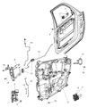 Dodge Nitro Window Regulator Diagram - 68027664AA