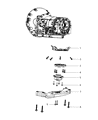 Chrysler Transmission Mount Diagram - 68084749AB