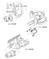 Chrysler Cirrus Starter Motor Diagram - 4793804