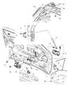 Chrysler Tailgate Handle Diagram - UE14BB8AG