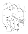 Chrysler Washer Reservoir Diagram - 5013057AA