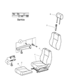 2006 Dodge Sprinter 2500 Seat Cushion Diagram - 5133235AA