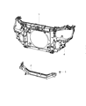 Dodge Journey Radiator Support Diagram - 5116300AF