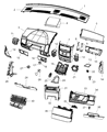 Ram C/V Ashtray Diagram - 5108052AA
