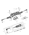 Jeep Rack and Pinion Boot Diagram - 68398955AA
