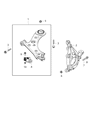 Jeep Control Arm Diagram - 68429726AA