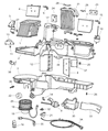 Jeep Grand Cherokee Evaporator Diagram - 5012534AA