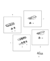 Jeep Renegade Power Window Switch Diagram - 6VN27LXHAA