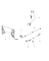 Ram Power Steering Hose Diagram - 68031856AG