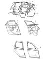 Chrysler Door Seal Diagram - 4724781AE