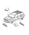 Jeep Grand Cherokee Air Bag Control Module Diagram - 4896019AA