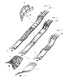2012 Ram 2500 Exhaust Heat Shield Diagram - 68159405AA