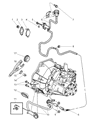Chrysler Clutch Slave Cylinder Diagram - 4668665AB