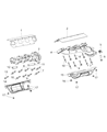 Ram Exhaust Manifold Diagram - 53011188AB