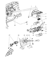 Dodge Steering Column Diagram - 5057287AA