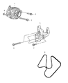 Dodge Ram 3500 Alternator Diagram - 56028925AA