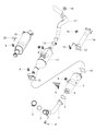 Ram Catalytic Converter Diagram - 68292410AA