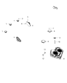 2022 Dodge Challenger Car Speakers Diagram - 5091042AE